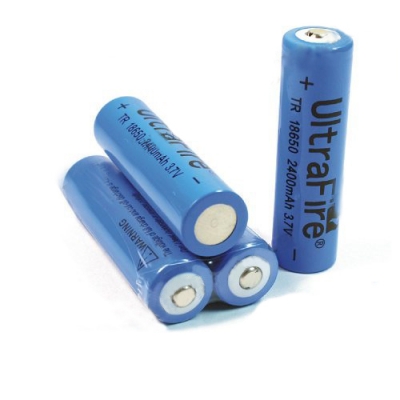 2400mA/3.7V 18650 Rechargeable Lithium Battery for Laser Pointer
