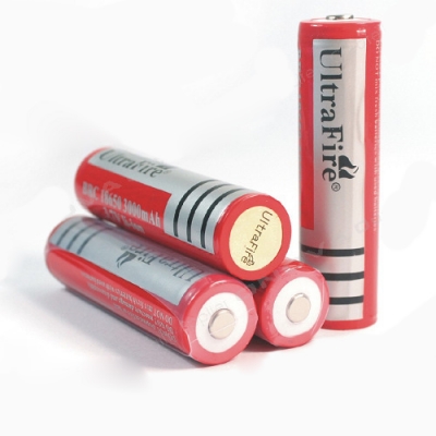 18650 UltraFire 3000mAh High Capacity Rechargeable Lithium Battery