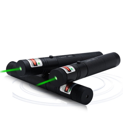 2 Watt Green Laser Pointer Adjustable Flashlight 303 Series