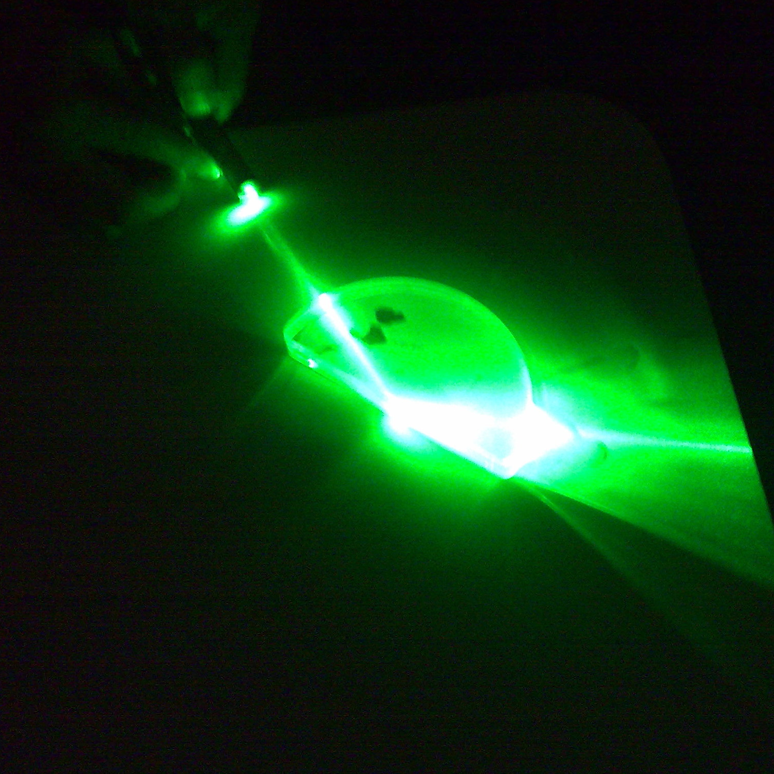 Green Beam 3000mw  Laser Pointer Flashlight 