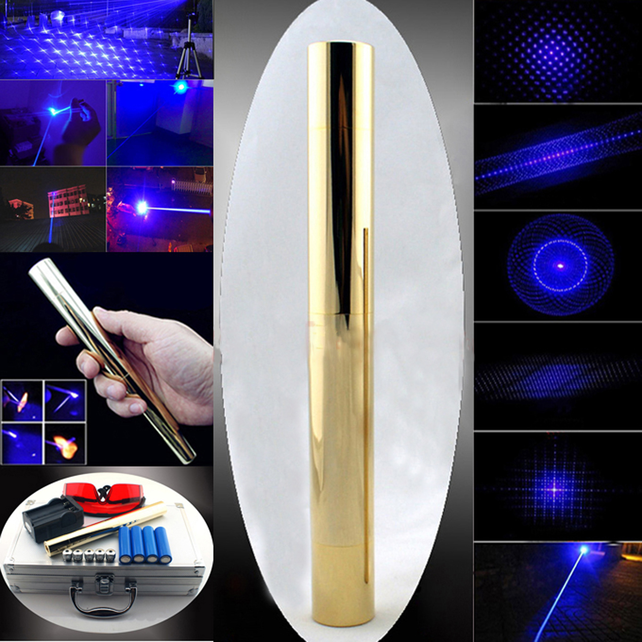 Laser Pointer Blue Portable Efficient