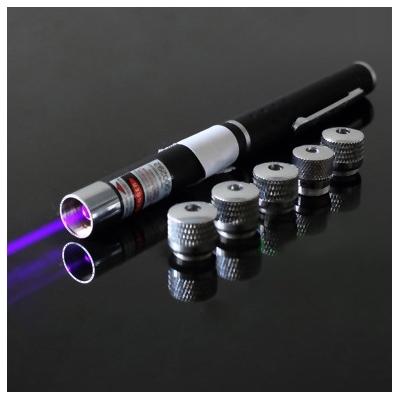 10mw Blue Violet Light Starry Laser Pointer with Gift Box Battery