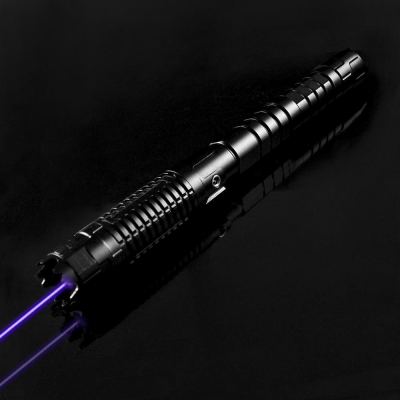 20000mw 450nm Ultra Powerful Blue Laser Pointer Fixed Focus | Security Keys Kit Black