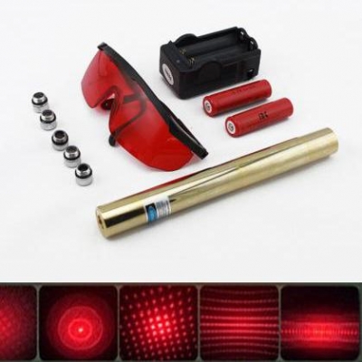 10000mW 650nm Adjustable Focus Red Laser Pointer | Powerful 5 in 1 Starry Laser Class IV (Sold Out)