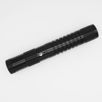 Two Different Colors Four Modes Laser Pointer Flashlight - Black Style