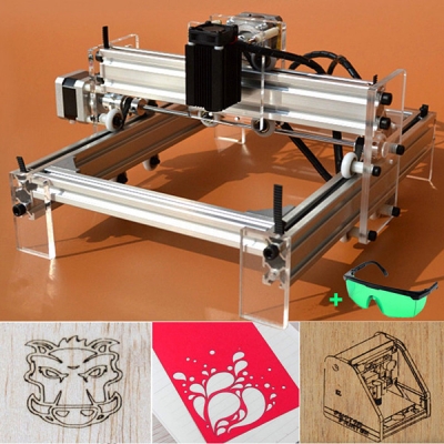 Desktop Laser Engraving Machine DIY Logo Marking Printer Engraver Cutting 2000mW 
