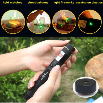 532nm 200mW 303 Green Laser Pointer with Safety Keys