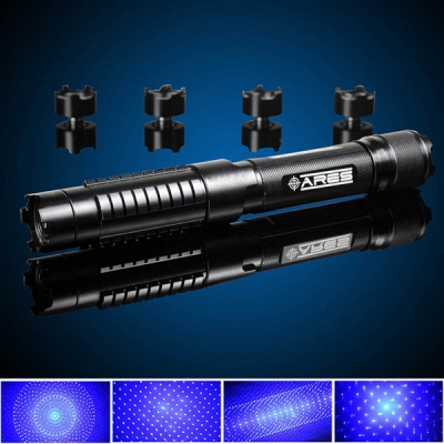 The Most Powerful Burning Laser Torch Focusable Blue Laser Pointer Burn  Paper