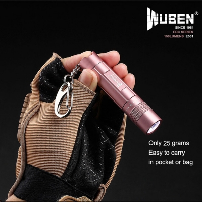 Wuben USB Portable 150 Lumens CREE XP-G2 EDC LED Mini Flashlight