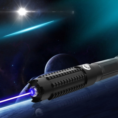 1500mW 450nm Blue High Power Burning Laser Pointer Black