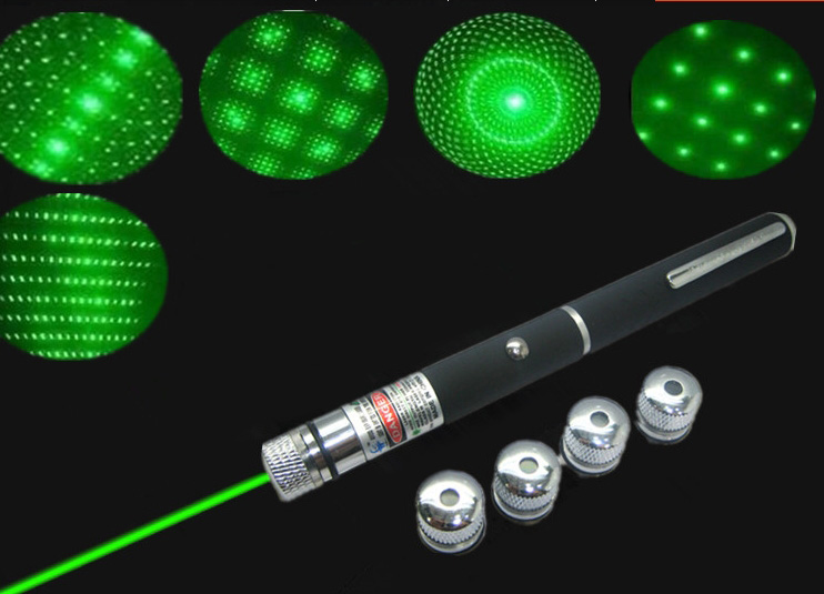 Green Laser Pointer Pen 5 in 1