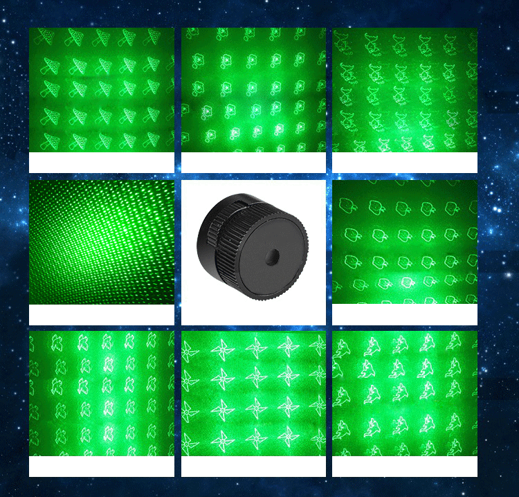 green laser pointer starry patterns 3000mW