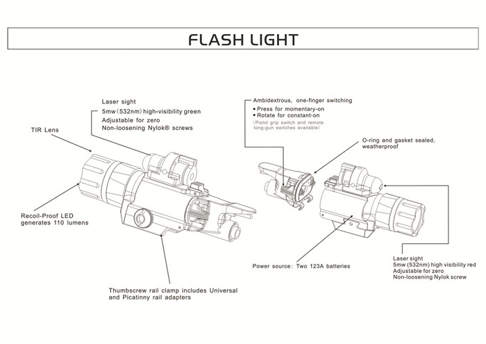 tactical flashlight