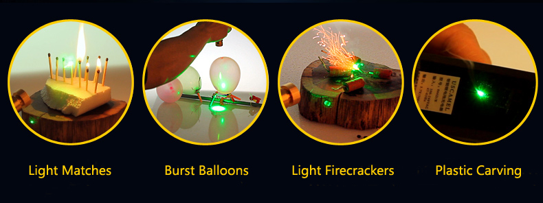 Burning Green Laser Pointer