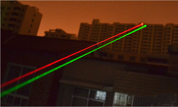 Red Green 2 in 1 Laser Pointer Pen