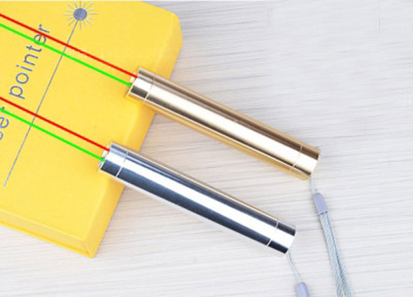 Red Green Laser Pointer Pen 2 in 1