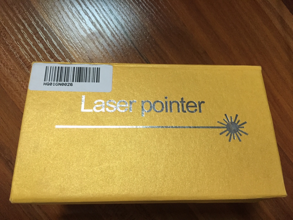 50mW Green Laser Pointer Packing List
