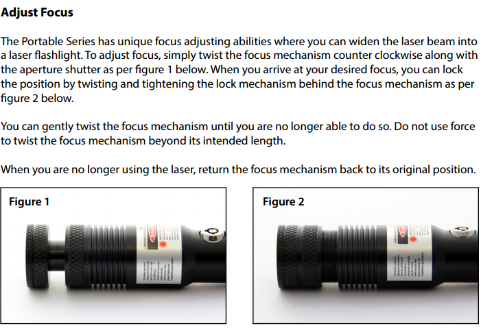 Portable 500mW 650nm Laser Pointer