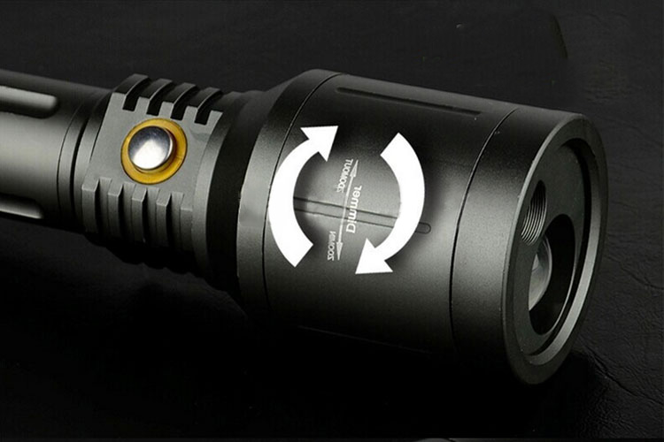 LED Flashlight Adjustable Hard Shell