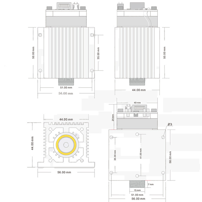 high power laser module