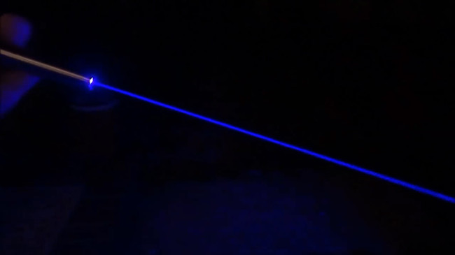 blue laser light