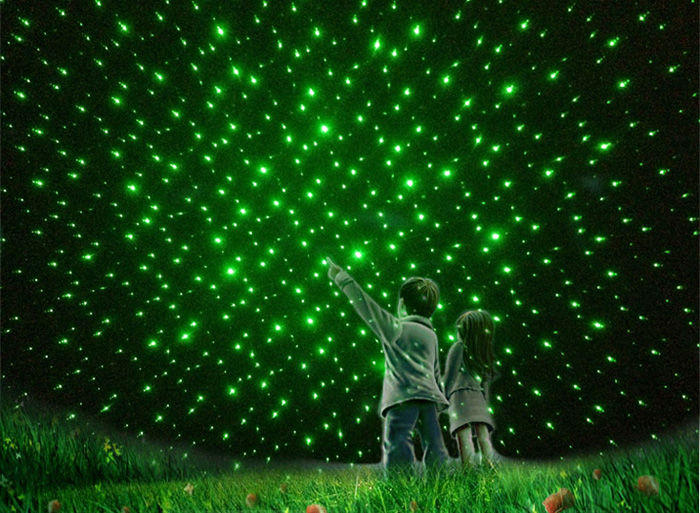 Green Starry Pattern