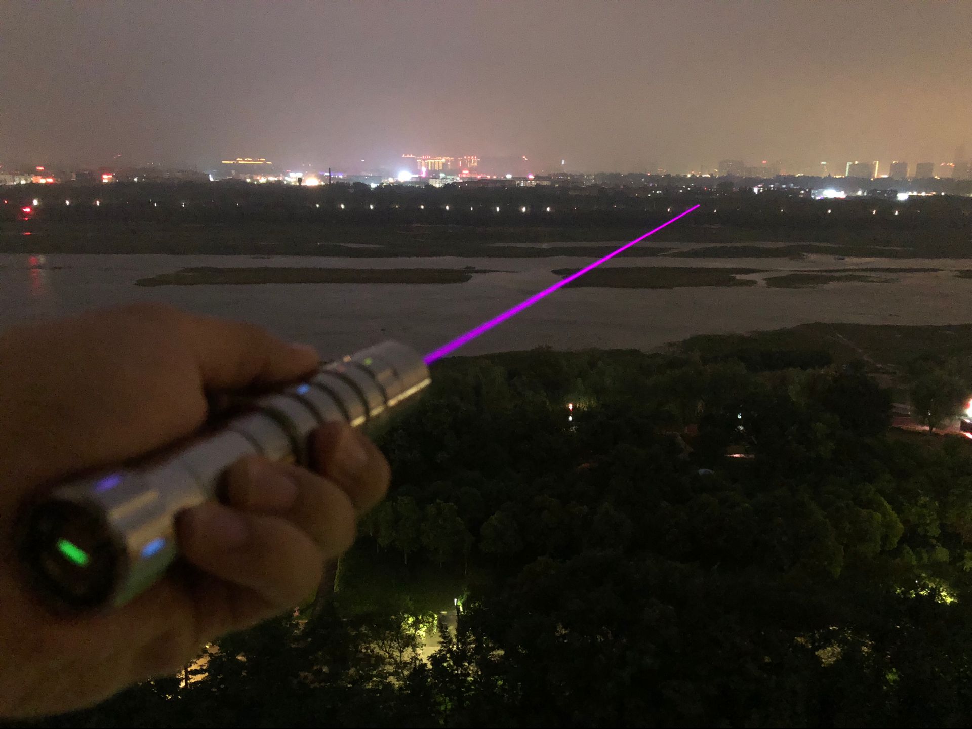 High Tech RGB Laser Pointer with Multifunction Modes