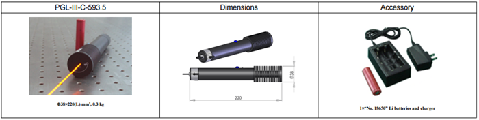 100mw laser yellow