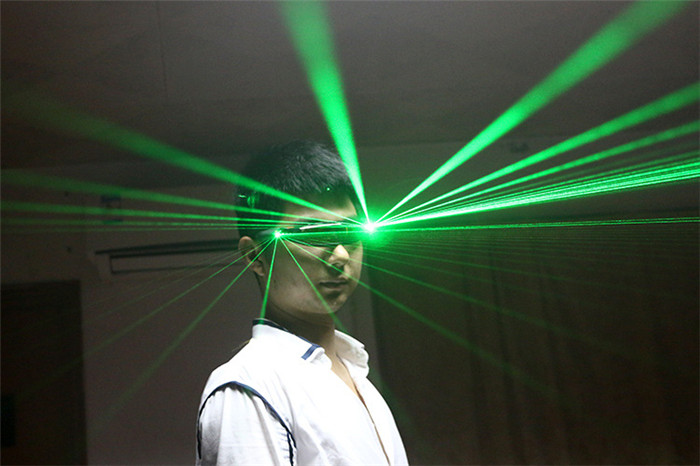 green laser light