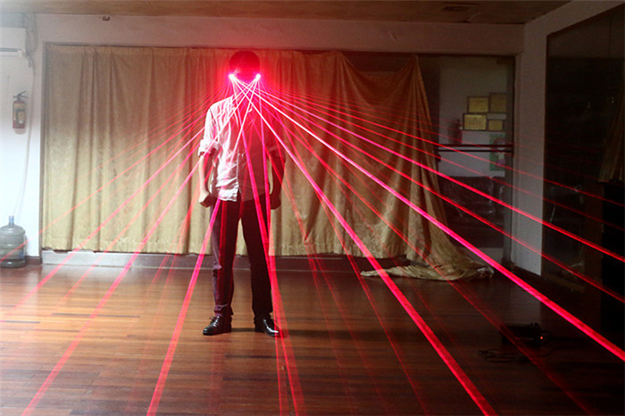 red laser light