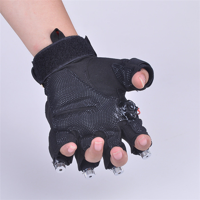 red laser gloves